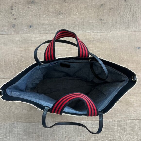 Clave V. Leather Bateau Tote - Picture 4 of 4